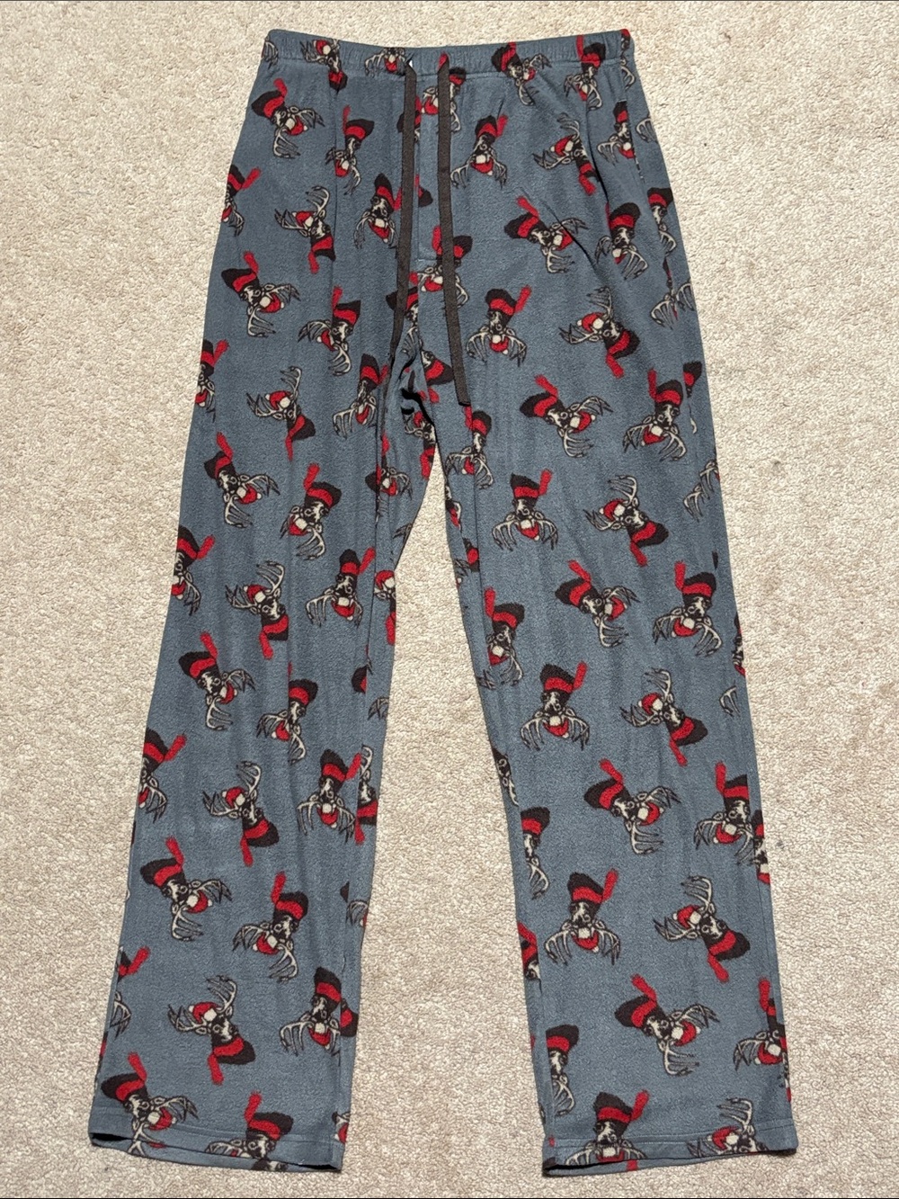 Stafford Soft Fleece Moose Holiday Pajama Pants